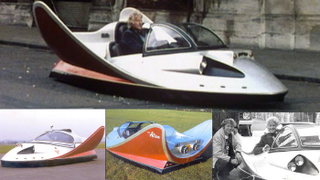 Illustration for article titled The shiniest retro-futuristic cars from classic science fiction